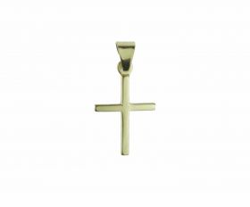 14 karaats geelgouden kruis hanger