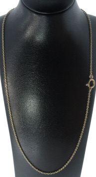 Ankerschakel 14k gouden dames ketting 62cm
