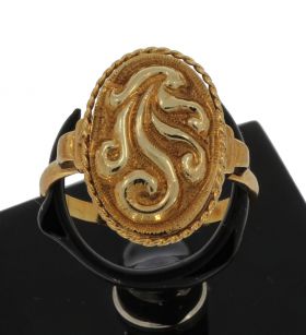 Gouden antieke ring