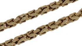 14 karaats gouden koningsschakel armband -20cm-