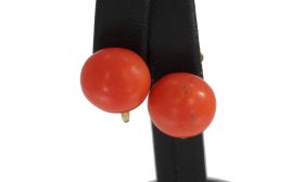 Bouton antiek set dames oorbellen vintage schroefmodel handgemaakt dames juweel sieraad 14 karaats goud klassiek retro