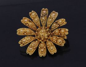 Antieke gouden broche "zeeuwse knoop"