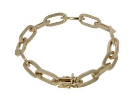 Exclusieve 14 karaats gouden close for ever schakel armband