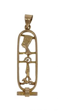 18 karaats gouden ketting hanger Egypte