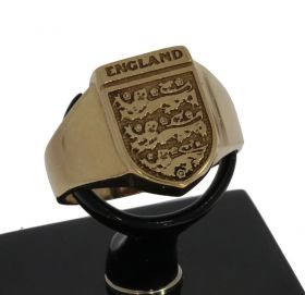 Engelse gouden zegelring Royal arms of England
