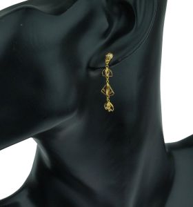 18 karaats gouden dames oorbellen