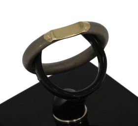 Titanium 14 karaats gouden design ring graveerplaatje