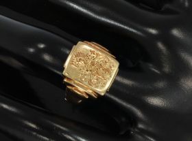 Familiewapen 14 karaats gouden signet zegelring