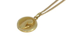 Religieuze 14 karaats gouden ketting hanger armband bedel