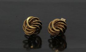 Vintage 14 karaats gouden oorbellen dames stekers