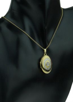 Gouden hanger voor foto's (medaillon) 