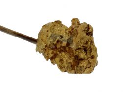 Antieke gouden dasspeld met Nugget