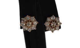 Diamanten oorbellen dames vintage klassiek handgemaakt