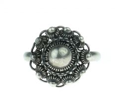 Zilveren Zeeuwse knoop ring - ringmaat 19,5