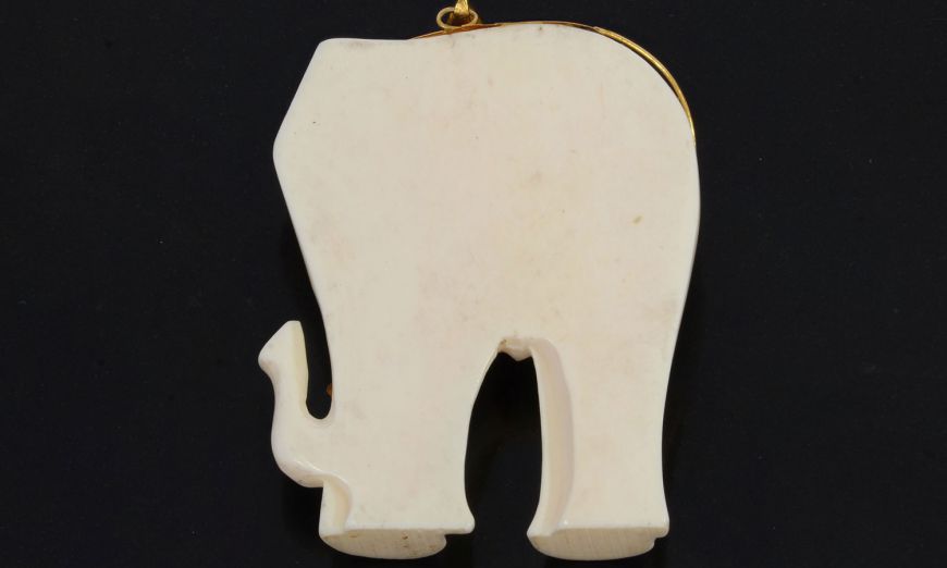Olifant hanger ketting/oorbellen / armband sieraden voor dames meisjes kinderen met echt 925 sterling zilver sieraden, met geschenkdoos, 15 cm, Sterling zilver Metaal