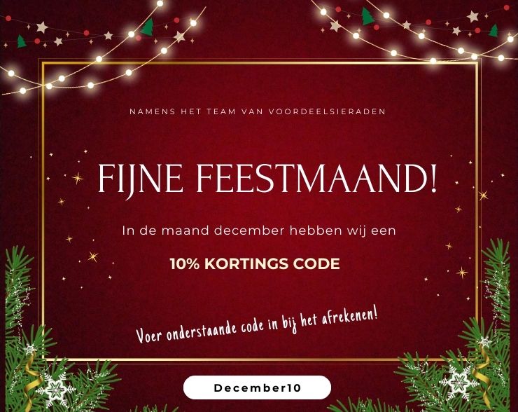december actie gouden sieraden